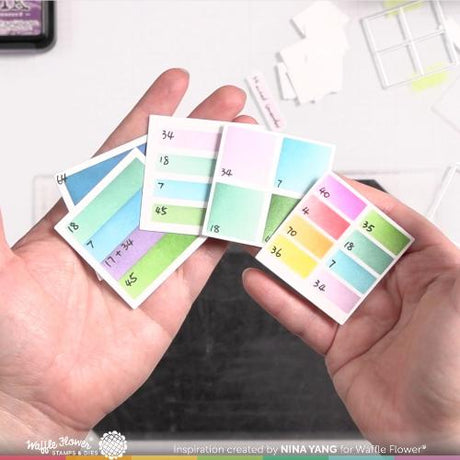 Waffle Flower - Ink Swatch 2x2 Die