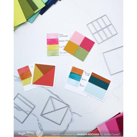 Waffle Flower - Ink Swatch 2x2 Die