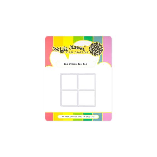 Waffle Flower - Ink Swatch 1x1 Die