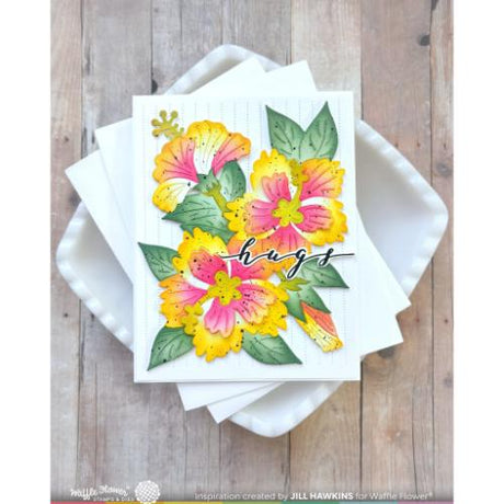 Waffle Flower - Hibiscus Cluster Die