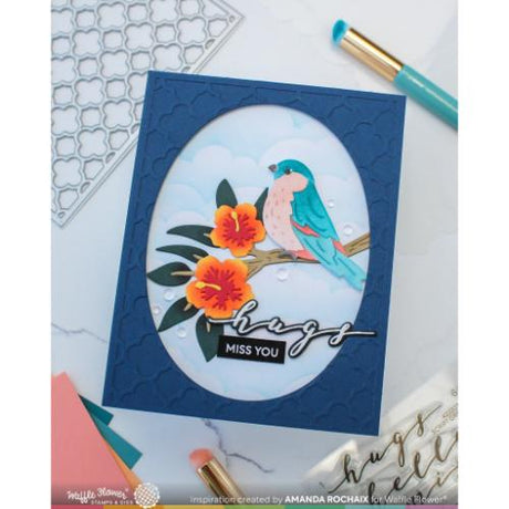 Waffle Flower - Cloudy Skies Stencil