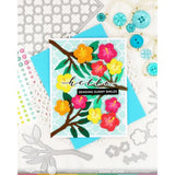 Waffle Flower - Hibiscus Branch Die