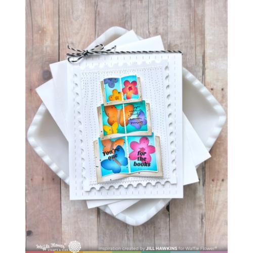 Waffle Flower - Open Book Trio Die