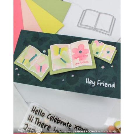 Waffle Flower - Open Book Trio Die
