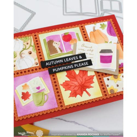 Waffle Flower - Open Book Trio Sentiments Stamp Set