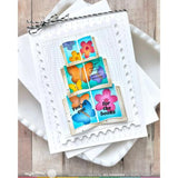 Waffle Flower - Open Book Trio Butterfly Stencil