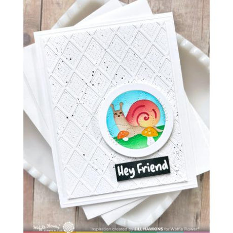 Waffle Flower - Nesting Postage Collage Blocks Die