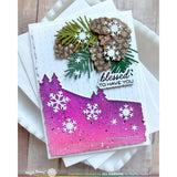 Waffle Flower - Snowcapped Pinecone Details Stamp Set