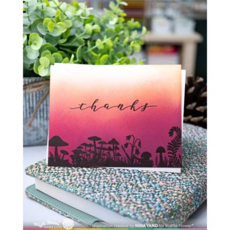 Waffle Flower - Postage Collage Mush Love Stamp Set