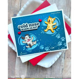 Waffle Flower - Snow Angel Cat Duo Die-n-stencil