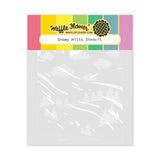 Waffle Flower - Snowy Hills Stencil