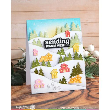 Waffle Flower - Snowy Hills Add-on Die