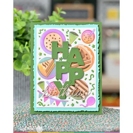 Waffle Flower - Script Birthday Die