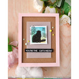 Waffle Flower - Postage Collage Cat Silhouettes Stamp Set