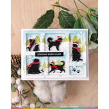 Waffle Flower - Postage Collage Dog Silhouettes Die