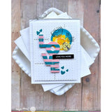 Waffle Flower - Nesting Postage Collage Peony Stencil