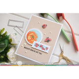 Waffle Flower - Nesting Postage Collage Peony Stencil