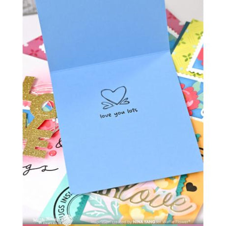 Waffle Flower - Inside Accents - Hearts Stamp Set