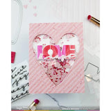 Waffle Flower - Double Stitched Hearts Die