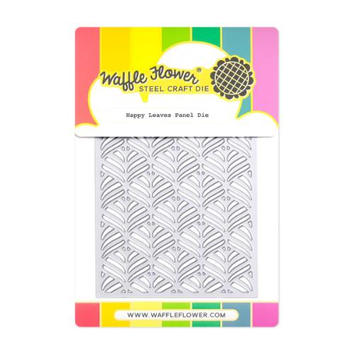 Waffle Flower - Happy Leaves Panel Die