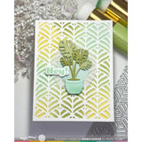 Waffle Flower - Happy Leaves Texture Die