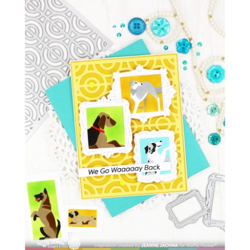 Waffle Flower - Happy Circles Panel Die