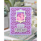 Waffle Flower - Happy Circles Panel Die