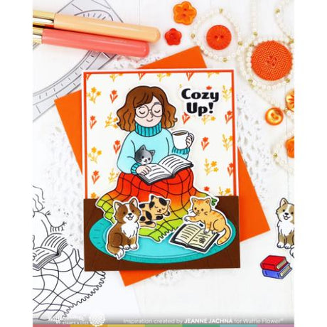 Waffle Flower - Simple Joy Coloring Stencil