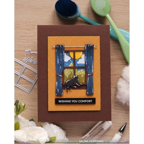 Waffle Flower - Cozy Spot Coloring Stencil