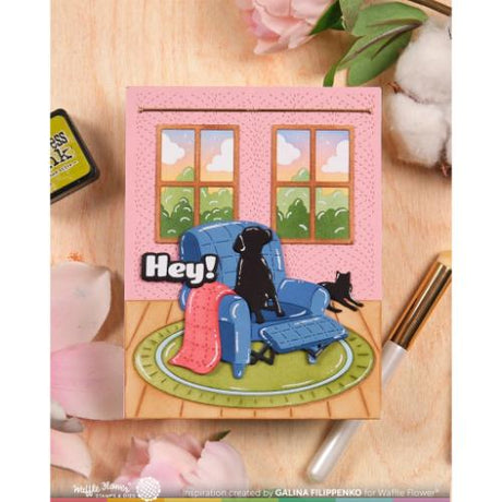 Waffle Flower - Cozy Spot Coloring Stencil