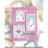 Waffle Flower - Postage Collage Frames Die