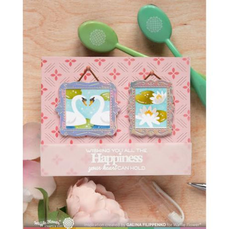 Waffle Flower - Postage Collage Frames Die