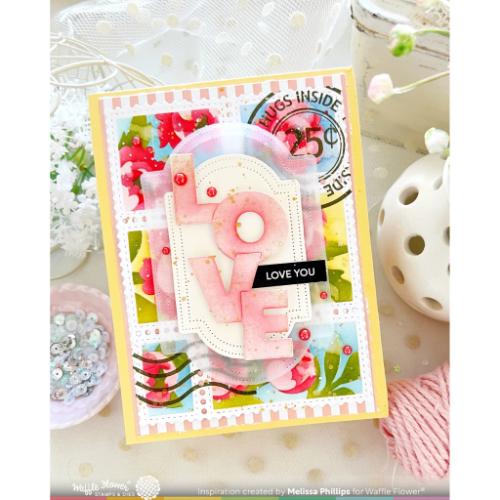 Waffle Flower - Nesting Piercing Classic Labels Die