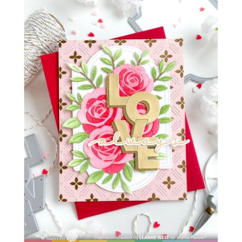 Waffle Flower - Nesting Piercing Classic Labels Die