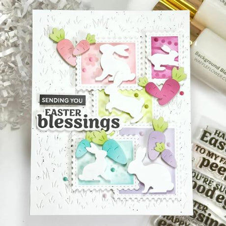 Waffle Flower - Postage Collage Egg Hunt Icons Die