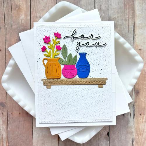 Waffle Flower - Floral Shelf Die