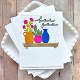 Waffle Flower - Floral Shelf Die