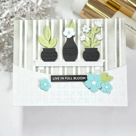 Waffle Flower - Floral Shelf Die