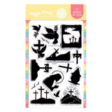 Waffle Flower - Postage Collage Easter Silhouettes Stamp Set