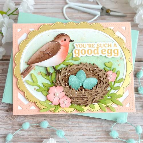 Waffle Flower - Sweet Bluebird Duo Die