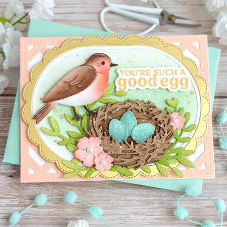 Waffle Flower - Sweet Bluebird Duo Die