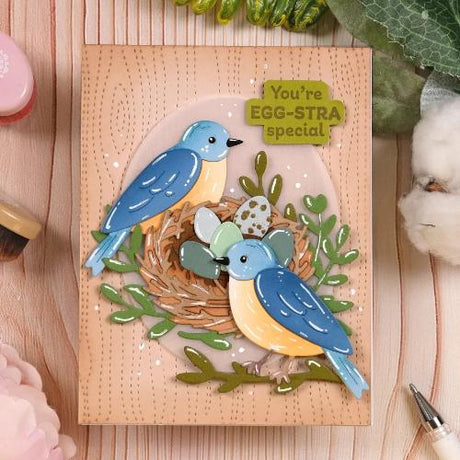 Waffle Flower - Sweet Bluebird Duo Die