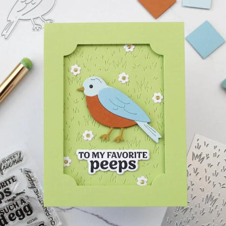 Waffle Flower - Sweet Bluebird Duo Die