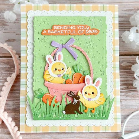 Waffle Flower - Grass Texture Die