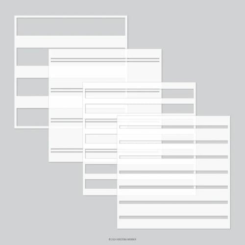 Concord & 9th - Layered Plaid Stencil Pack