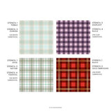 Concord & 9th - Layered Plaid Stencil Pack