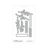 Concord & 9th - Big Day Birthday Stamp Set (6 x 8), Die Set, Stencil, Big Day Shadow Dies & Birthday Shadow Dies Bundle - Postage as per Actual