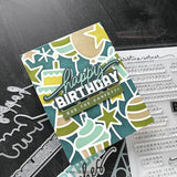 Concord & 9th - Big Day Birthday Stamp Set (6 x 8), Die Set, Stencil, Big Day Shadow Dies & Birthday Shadow Dies Bundle - Postage as per Actual