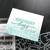 Concord & 9th - Big Day Birthday Stamp Set (6 x 8), Die Set, Stencil, Big Day Shadow Dies & Birthday Shadow Dies Bundle - Postage as per Actual