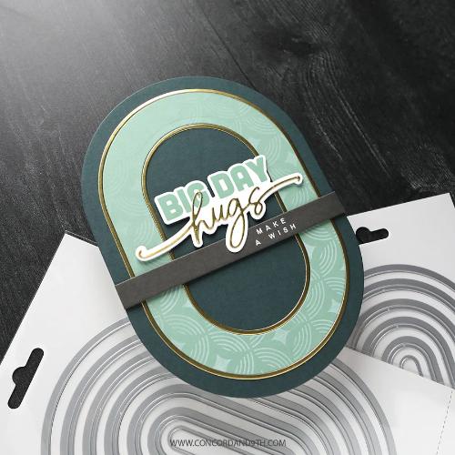 Concord & 9th - Big Day Birthday Stamp Set (6 x 8), Die Set, Stencil, Big Day Shadow Dies & Birthday Shadow Dies Bundle - Postage as per Actual